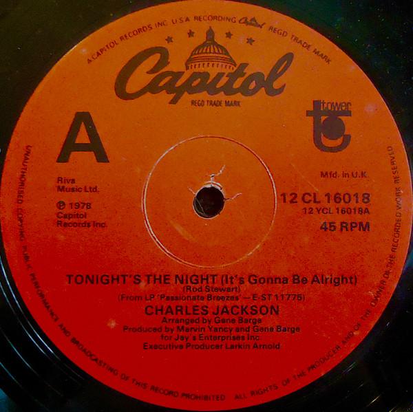 Chuck Jackson  - Tonight's The Night (It's Gonna Be Alright)