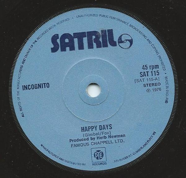 Incognito  - Happy Days