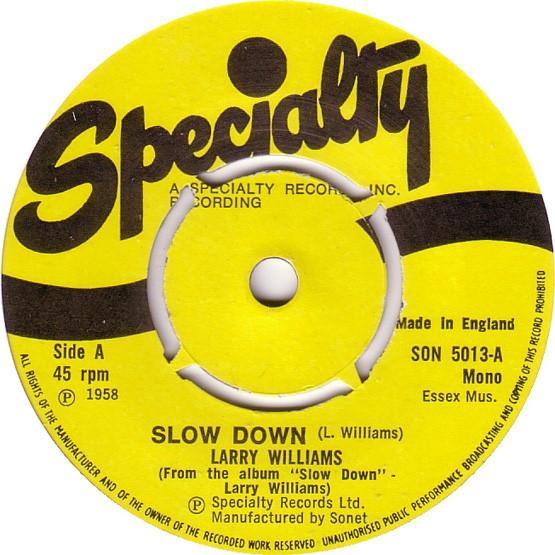 Larry Williams  - Slow Down