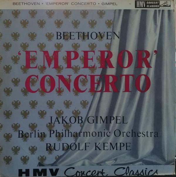 Ludwig van Beethoven, Jakob Gimpel, Berliner Philharmoniker, Rudolf Kempe - Emperor Concerto