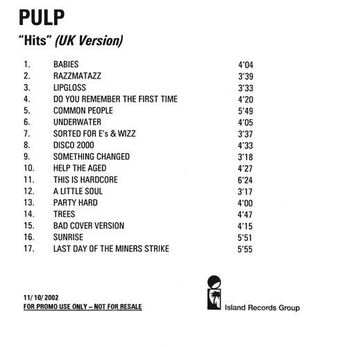 Pulp - Hits
