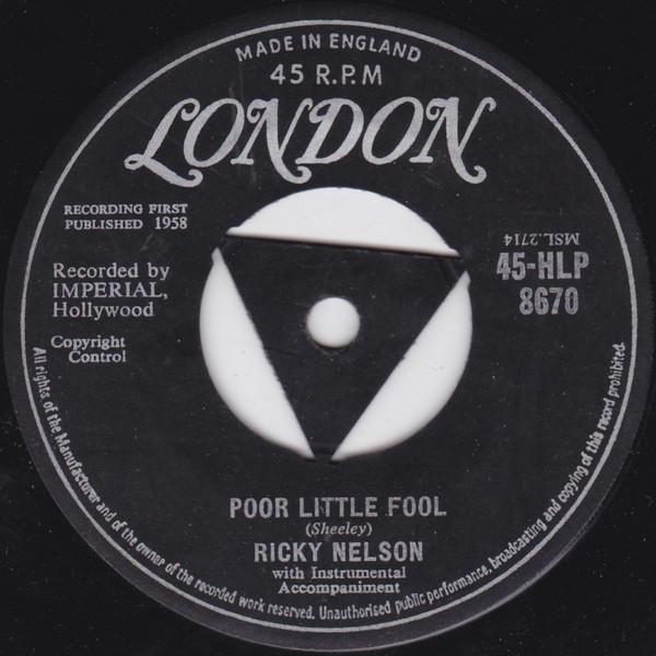Ricky Nelson  - Poor Little Fool