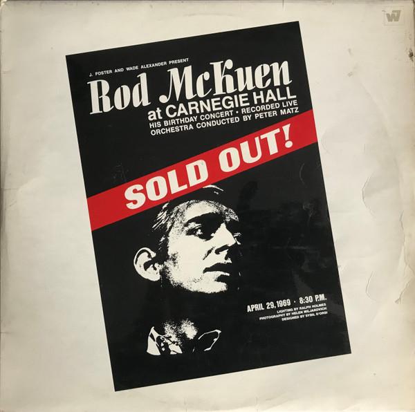 Rod McKuen - At Carnegie Hall
