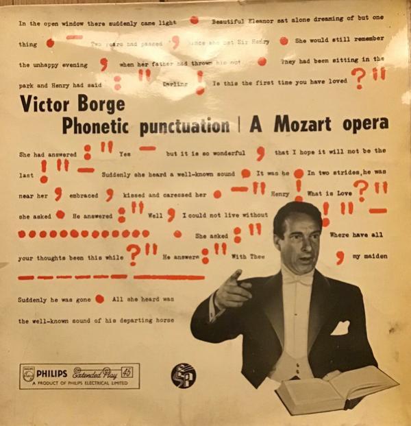 Victor Borge  - Phonetic Punctuation / A Mozart Opera