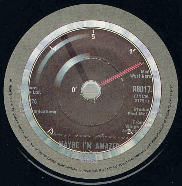 Wings  - Maybe I'm Amazed